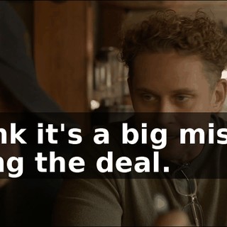 I think it's a big mistake taking the deal.