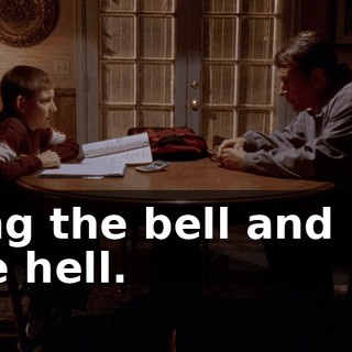 rang the bell and ran like hell.