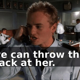we can throw this back at her.