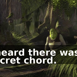 I heard there was a secret chord.