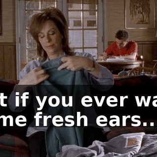But if you ever want some fresh ears...