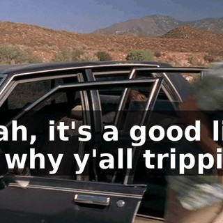 ♪ Yeah, it's a good life So why y'all trippin'? ♪