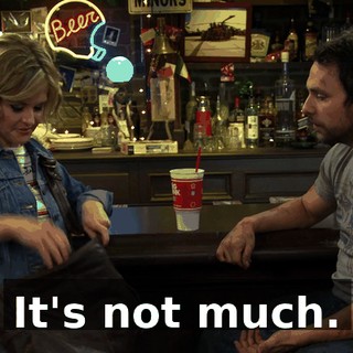 It's not much.