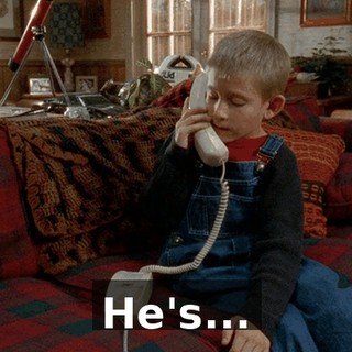 He's...