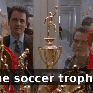 The soccer trophy?
