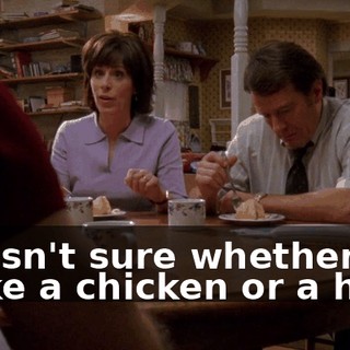 I wasn't sure whether to make a chicken or a ham.