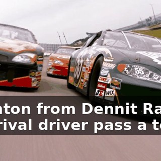 Cal Naughton from Dennit Racing just helped a rival driver pass a teammate.