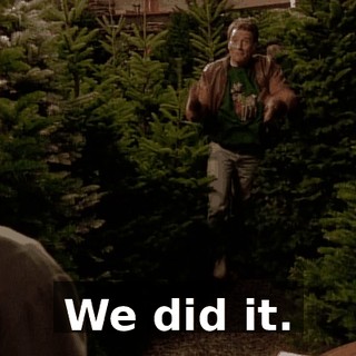 We did it.
