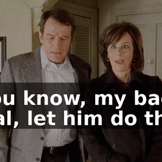 - You know, my back-- - Hal, let him do this.