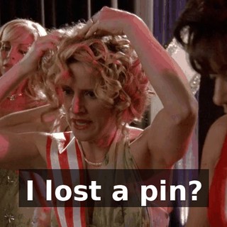 I lost a pin?