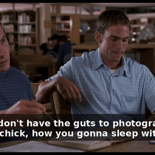 If you don't have the guts to photograph a naked chick, how you gonna sleep with one?