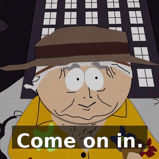 Come on in.