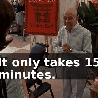 It only takes 15 minutes.