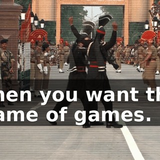 Then you want the game of games.