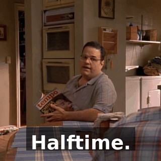 Halftime.
