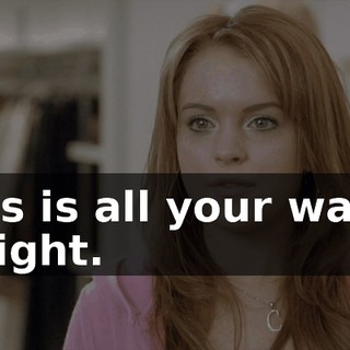 This is all your water weight.