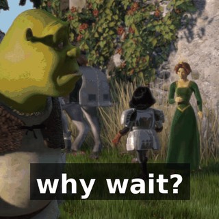 why wait?