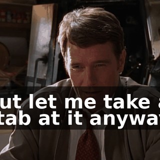 But let me take a stab at it anyway.