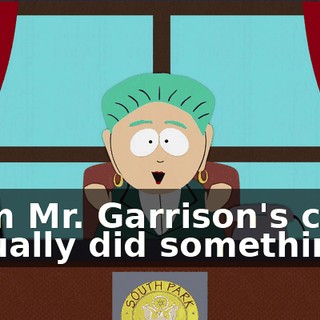 from Mr. Garrison's class actually did something
