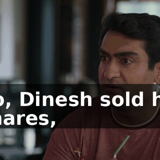 So, Dinesh sold his shares,