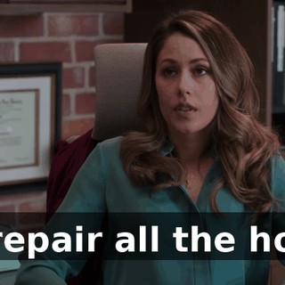to repair all the holes
