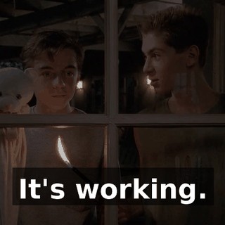 It's working.