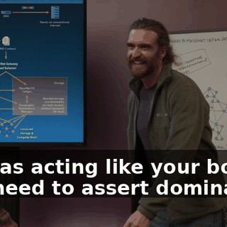 He was acting like your boss. You need to assert dominance.