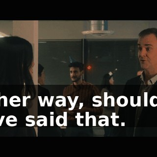Either way, shouldn't have said that.