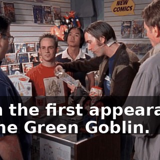 with the first appearance of the Green Goblin.