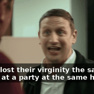 They lost their virginity the same night at a party at the same house.