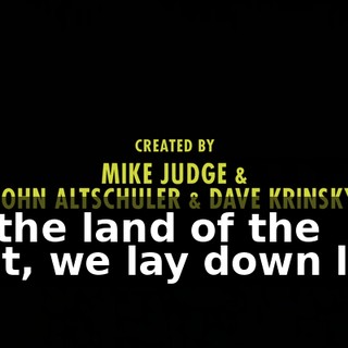♪ In the land of the lost, we lay down law ♪