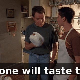 No one will taste this.