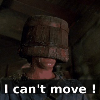 I can't move !