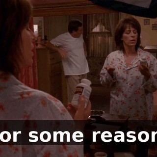 For some reason,