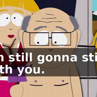 I'm still gonna stick with you.