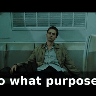 To what purpose?