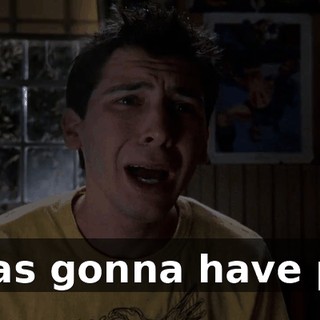 I was gonna have pie.