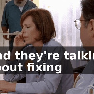 And they're talking about fixing