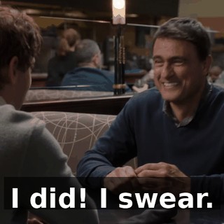 I did! I swear.