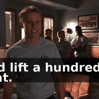 and lift a hundred of that.