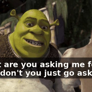 What are you asking me for? Why don't you just go ask her?