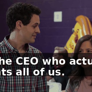 to the CEO who actually wants all of us.