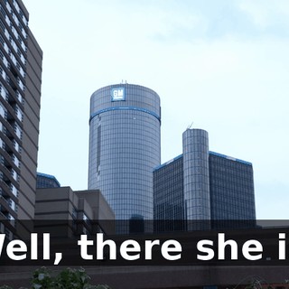 Well, there she is.