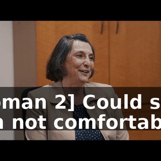 [woman 2] Could say, "I'm not comfortable."
