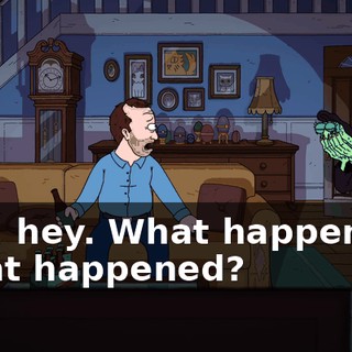 Hey, hey. What happened? What happened?