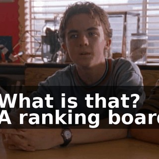 - What is that? - A ranking board.