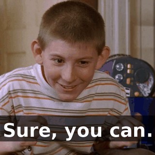 Sure, you can.