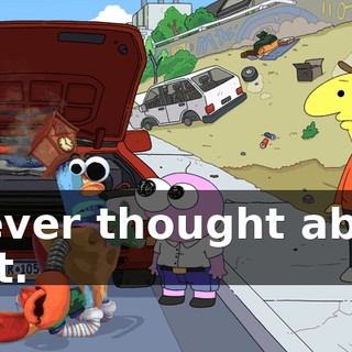 I never thought about that.