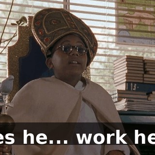 Does he... work here?