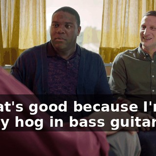 - That's good because I'm up to my hog in bass guitars.
